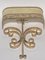 Hollywood Regency Wrought Iron Wall Sconce 2