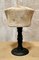 Antique French Polychrome Milliner's Hat Mould on Stand, Image 1