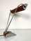 Art Deco Desk Lamp in Chromed Iron and Wood by Eileen Gray for Jumo, Image 5