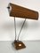 Art Deco Desk Lamp in Chromed Iron and Wood by Eileen Gray for Jumo 3