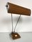 Lámpara de escritorio Art Déco de hierro cromado y madera de Eileen Gray para Jumo, Imagen 3