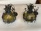 Brutalist Dutch Hammered Iron Lamps, Set of 2 10