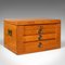 Antique Edwardian English Collector's Specimen Case in Oak, Image 2