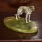 Cold Painted Bronze Borzoi Desk Companion 3