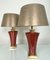 Ceramic Casteliere Table Lamps from Le Dauphin, 1970s, Set of 2 3