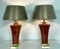 Ceramic Casteliere Table Lamps from Le Dauphin, 1970s, Set of 2 5