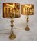 Louis XVI Style Candleholder Lamp in Bronze & Marble, 19th Century, Set of 2 2