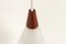 Vintage Swedish Teak and Opal Double Pendant Lamp by Uno & Östen Kristiansson for Luxus, 1960s, Image 12