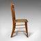 Antique English Arts and Crafts Carver Dining Chairs in Oak, Set of 6, Image 6