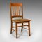 Antique English Arts and Crafts Carver Dining Chairs in Oak, Set of 6 5