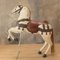 Cavallo da giostra antico in legno dipinto a mano, Immagine 7