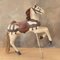 Cavallo da giostra antico in legno dipinto a mano, Immagine 1
