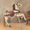 Cavallo da giostra antico in legno dipinto a mano, Immagine 8