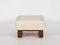 Mid-Century Stool in Boucle, 1950s, Image 1