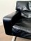 Black Leather Lounge Chair, 1960s, Image 9