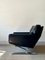 Black Leather Lounge Chair, 1960s 2