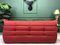 Red 3-Seater Togo Sofa by M. Ducaroy for Ligne Roset, Image 6