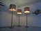 Large Brass Floor Lamps from Staff, 1960s, Set of 3 7