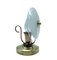 Lámpara de mesita de noche de latón y vidrio, años 50, Imagen 2