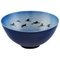 Bowl in Ceramics with Birds by Sven Wejsfelt for Gustavsberg Studiohand 1