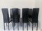Leather Italian Pozzi Chairs, 1980s, Set of 8 8