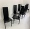 Leather Italian Pozzi Chairs, 1980s, Set of 8 2