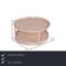 Beige Round Coffee Table 2