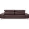 Taoo Brown Leather Sofa Set by Willi Schillig, Set of 2 7