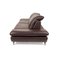 Taoo Brown Leather Sofa Set by Willi Schillig, Set of 2 8