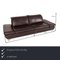 Taoo Braunes Ledersofa Set von Willi Schillig, 2er Set 2