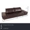 Taoo Brown Leather Sofa Set by Willi Schillig, Set of 2 2