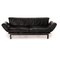 DS 140 Black Leather Sofa from De Sede 1