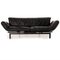 DS 140 Black Leather Sofa from De Sede 11