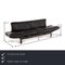 DS 140 Black Leather Sofa from De Sede 2