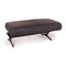 Monroe Gray Leather Stool from Koinor, Image 1