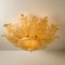 Large Flush Mount in Murano Glass from Barovier & Toso, Italy, 1969 8