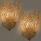 Large Murano Glass and Gold-Plated Wall Sconces from Barovier & Toso, 1960 9