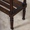 Tall English Mahogany Deed Box Storage Shelf, 1890s 8