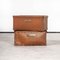 Low Industrial Storage Boxes, 1940s, Set of 2 1