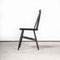 French Ebonised Stick Back Dining Chairs, 1950s, Set of 4, Image 11
