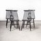 French Ebonised Stick Back Dining Chairs, 1950s, Set of 4 10