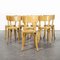 French Baumann Blonde Beech Bentwood Dining Chairs, 1950s, Set of 8, Image 5