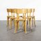 French Baumann Blonde Beech Bentwood Dining Chairs, 1950s, Set of 6 10