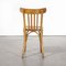 French Warm Oak Bentwood Dining Chairs, 1950s, Set of 6 5