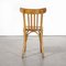 French Warm Oak Bentwood Dining Chairs, 1950s, Set of 6, Image 5