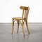 French Warm Oak Bentwood Dining Chairs, 1950s, Set of 6, Image 6