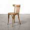 French Warm Oak Bentwood Dining Chairs, 1950s, Set of 6, Image 1