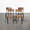 French Mullca Vintage Model 510 Stacking Dining Chairs, 1950s, Set of 4, Image 3