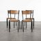French Mullca Vintage Model 510 Stacking Dining Chairs, 1950s, Set of 4 6