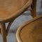 Chaises de Salle à Manger en Chêne Courbé, France, 1950s, Set de 4 2